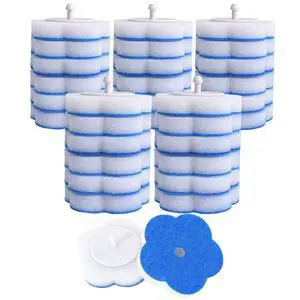 Toilet Bowl Wand Refills 32 Pcs Disposable Toilet Brush Cleaning Sponges Heads Not Compatible with Other Wand Toilet Bowl Wand Refills 32 Pcs Disposable Toilet Brush Cleaning Sponges Heads Not Compatible with Other Wand