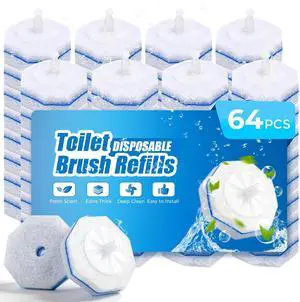 64 Pack Toilet Wand Refills for Clorox,5X Cleaning Power,Fresh Fragrance,Extra Thick,Compatible with Most Toilet Cleaning Wands 64 Pack Toilet Wand Refills for Clorox,5X Cleaning Power,Fresh Fragrance,Extra Thick,Compatible with Most Toilet Cleaning Wands