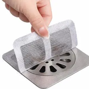 Disposable Shower Drain Hair Catcher Stickers (10 Pack) Waterproof Mesh Hair Trap Covers for Shower & Bathtub Drains, Peel-Stick Disposable Drain Protector Disposable Shower Drain Hair Catcher Stickers (10 Pack) Waterproof Mesh Hair Trap Covers for Shower & Bathtub Drains, Peel-Stick Disposable Drain Protector