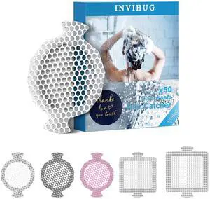 Disposable Shower Drain Hair Catcher Mesh Stickers, 50 Pack, Hair Catcher for Shower (White, 50 Pcs) NRHC-01 Disposable Shower Drain Hair Catcher Mesh Stickers, 50 Pack, Hair Catcher for Shower (White, 50 Pcs) NRHC-01
