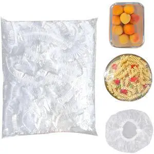 Bowl Covers Elastic - 100 Count - Reusable Plastic Bowl Covers - Covers 4-9 Inch Bowls/Plate, Flexible Food Cover, Multi-Purpose Kitchen Outdoor Must-Have Bowl Covers Elastic - 100 Count - Reusable Plastic Bowl Covers - Covers 4-9 Inch Bowls/Plate, Flexible Food Cover, Multi-Purpose Kitchen Outdoor Must-Have