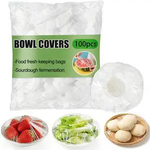 100 Pcs Plastic Bowl Covers for Bread Proofing, bulk fermentation bowl with cover, Large Elastic disposable Wrap for Food,Storage Baking Rising Keep Food Fresh,Safe materials 100 Pcs Plastic Bowl Covers for Bread Proofing, bulk fermentation bowl with cover, Large Elastic disposable Wrap for Food,Storage Baking Rising Keep Food Fresh,Safe materials