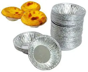 250pcs Disposable Aluminum Foil Tart Pan Baking Cups, Tinfoil Cupcake Round Egg Tart Mold Cups, 2.76" Mini Pie Pan for Cupcake Tart Pudding Appetizer 250pcs Disposable Aluminum Foil Tart Pan Baking Cups, Tinfoil Cupcake Round Egg Tart Mold Cups, 2.76" Mini Pie Pan for Cupcake Tart Pudding Appetizer