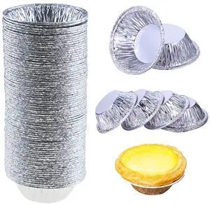 200 Pack 2.76Inch Disposable Aluminum Foil Cake Cups And Disposable Mini Pie Egg Tart Mold Tin Foil Pot Baking Supplies 200 Pack 2.76Inch Disposable Aluminum Foil Cake Cups And Disposable Mini Pie Egg Tart Mold Tin Foil Pot Baking Supplies