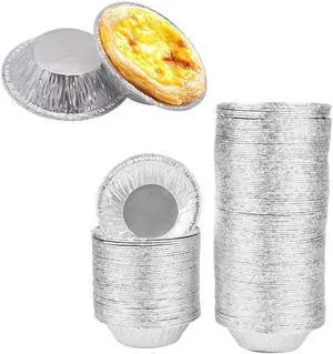 50Pcs Silver Mini Pie Tins, Small Pie Pans, Round Tart Pie Foil Pans Disposable Pans Aluminum Foil Tart Pans, Aluminum Pie Pans for Baking Pot Pies, Tarts 50Pcs Silver Mini Pie Tins, Small Pie Pans, Round Tart Pie Foil Pans Disposable Pans Aluminum Foil Tart Pans, Aluminum Pie Pans for Baking Pot Pies, Tarts