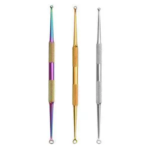 6pcs Comedone Extractor Tool Stainless Steel Black Head Remover Pore Cleanser Hidden Beauty Needles Tools for Nose Face Blemish Whitehead Popping 6pcs Comedone Extractor Tool Stainless Steel Black Head Remover Pore Cleanser Hidden Beauty Needles Tools for Nose Face Blemish Whitehead Popping