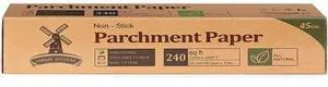 Unbleached Parchment Paper for Baking, 12 in x 240 ft, 240 Sq.ft, Baking Paper, Non-Stick Parchment Paper Roll for Baking, Cooking, Grilling, Air Fryer and Steaming Unbleached Parchment Paper for Baking, 12 in x 240 ft, 240 Sq.ft, Baking Paper, Non-Stick Parchment Paper Roll for Baking, Cooking, Grilling, Air Fryer and Steaming
