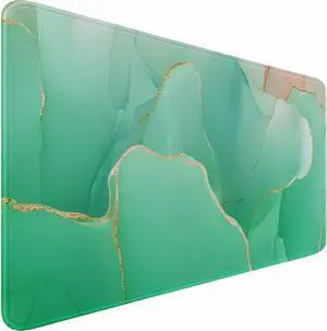 Large Mouse Pad 31.5 x 11.8 in, Gaming Mousepad with Stitched Edges, Premium Microfiber Cloth Surface, Waterproof Non-Slip Base Keyboard Desk Mat for Home Office Gaming, Marble Green Large Mouse Pad 31.5 x 11.8 in, Gaming Mousepad with Stitched Edges, Premium Microfiber Cloth Surface, Waterproof Non-Slip Base Keyboard Desk Mat for Home Office Gaming, Marble Green