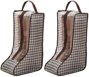 2 Pack Boot Storage Bag, Portable Dust Proof Boot Bags for Cowboy Boots 2 Pack Boot Storage Bag, Portable Dust Proof Boot Bags for Cowboy Boots