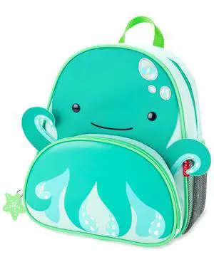 Little Kid's Backpack, 12 inches, 3 years+, Zoo Octopus Little Kid's Backpack, 12 inches, 3 years+, Zoo Octopus
