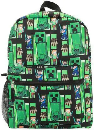 Minecraft Creeper All-Over Print 18" Backpack Minecraft Creeper All-Over Print 18" Backpack