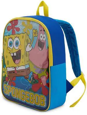 Spongebob Squarepants Toddler Boy Backpack for Kids - Toddler Backpack with Padded Straps & Zip Compartment Little Kids - 15" Spongebob Squarepants Toddler Boy Backpack for Kids - Toddler Backpack with Padded Straps & Zip Compartment Little Kids - 15"