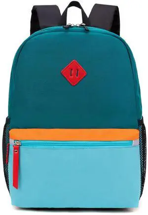 Toddler Kids Backpack for Boys or Girls, Green Blue, 15 Inch Toddler Kids Backpack for Boys or Girls, Green Blue, 15 Inch