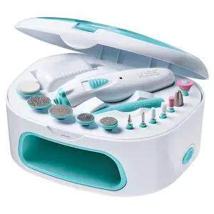 Professional, Electric Nail Drill/Electric Nail File & Nail Dryer System, Includes 12 attachments, Cuticle Pusher, A/C Adapter, Storage case Professional, Electric Nail Drill/Electric Nail File & Nail Dryer System, Includes 12 attachments, Cuticle Pusher, A/C Adapter, Storage case