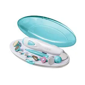 Power File to Go Battery Powered Mani/Pedi Tool Professional Nail Care with 8 Attachments & Storage Case, Shape, Clean, and Polish Nails Power File to Go Battery Powered Mani/Pedi Tool Professional Nail Care with 8 Attachments & Storage Case, Shape, Clean, and Polish Nails