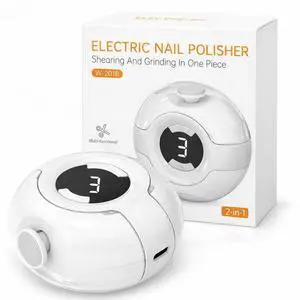 Electric Nail Trimmers for Seniors Rechargeable Electric Toenail Clippers for Seniors & Adults Smart Safety Nail Cutter for Thick Nails & Toenails Electric Nail Polisher (White) Electric Nail Trimmers for Seniors Rechargeable Electric Toenail Clippers for Seniors & Adults Smart Safety Nail Cutter for Thick Nails & Toenails Electric Nail Polisher (White)