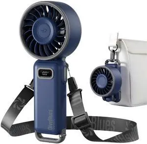 Fanzy D6036 Portable Handheld Fan, Harbor Blue Fanzy D6036 Portable Handheld Fan, Harbor Blue