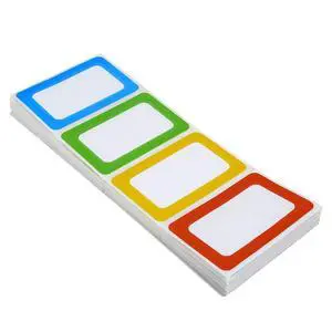 Plain Name Tag Stickers Colorful Border Name Tag Labels - 200 Stickers (3.5 x 2.25 inch) Plain Name Tag Stickers Colorful Border Name Tag Labels - 200 Stickers (3.5 x 2.25 inch)