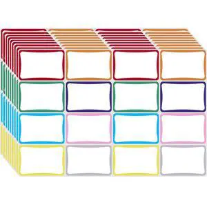 512 Pcs Name Tag Stickers, 2"x 3", Colorful Name Tags for School, Classroom, Office and Home 512 Pcs Name Tag Stickers, 2"x 3", Colorful Name Tags for School, Classroom, Office and Home