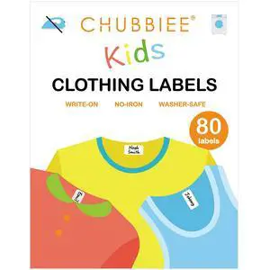 All Purpose No-Iron Kids Clothing Labels, 80-Pack All Purpose No-Iron Kids Clothing Labels, 80-Pack