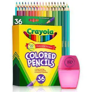 Colored Pencils, 36 Assorted Colored Pencils for adult Coloring. Coloring Pencils with Sharpener for Home, School and Office (Gift Pack) Colored Pencils, 36 Assorted Colored Pencils for adult Coloring. Coloring Pencils with Sharpener for Home, School and Office (Gift Pack)