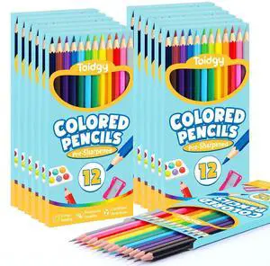 144 Count Colored Pencils for Kids, 12 Packs Colored Pencils Bulk 12 Colors 144 Count Colored Pencils for Kids, 12 Packs Colored Pencils Bulk 12 Colors