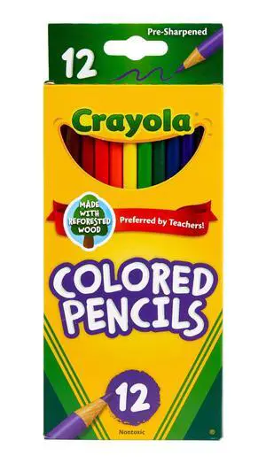 68-4012 Colored Pencils, 12-Count, Assorted Colors (Pack of 6) 68-4012 Colored Pencils, 12-Count, Assorted Colors (Pack of 6)