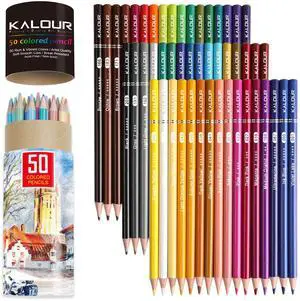 Premium Colored Pencils,Set of 50 Colors,Artists Soft Core with Vibrant Color,Ideal for Layering Blending Shading,Color Pencils for Adults Beginners Coloring Book Premium Colored Pencils,Set of 50 Colors,Artists Soft Core with Vibrant Color,Ideal for Layering Blending Shading,Color Pencils for Adults Beginners Coloring Book