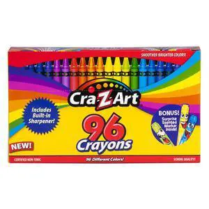 96ct Crayons in Flip-Top Box with Sharpener 96ct Crayons in Flip-Top Box with Sharpener