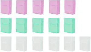 Crayon Box with Hinged Lid and Snap Closure, Clear, Purple, and Green Plastic, 16-Pack (Colors May Vary) Crayon Box with Hinged Lid and Snap Closure, Clear, Purple, and Green Plastic, 16-Pack (Colors May Vary)