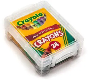 Crayola Crayons 24 Count with Clear Super Stacker Plastic Crayon Box (Bundle) Crayola Crayons 24 Count with Clear Super Stacker Plastic Crayon Box (Bundle)