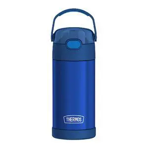FUNTAINER Water Bottle with Straw, 12oz, Blue FUNTAINER Water Bottle with Straw, 12oz, Blue