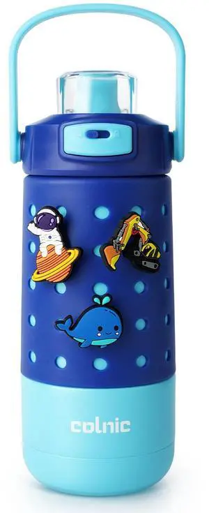 Kids Water Bottle for School 12 oz,Kids Vacuum Insulated Stainless Steel Water Bottles,Toddler Boy Water Bottle for School with Leak Proof Locking Lid(Ocean Blue) Kids Water Bottle for School 12 oz,Kids Vacuum Insulated Stainless Steel Water Bottles,Toddler Boy Water Bottle for School with Leak Proof Locking Lid(Ocean Blue)