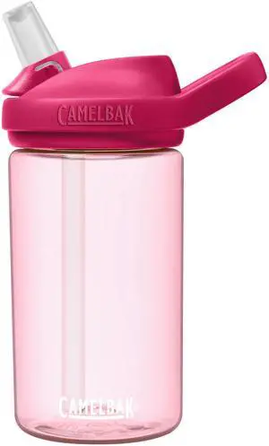 Eddy+ Kids Bite Valve Water Bottle 14oz, Grapefruit Eddy+ Kids Bite Valve Water Bottle 14oz, Grapefruit