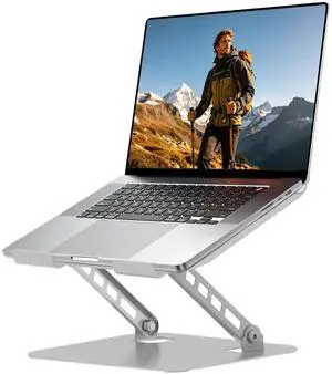 Adjustable Laptop Stand for Desk, Silvery Adjustable Laptop Stand for Desk, Silvery