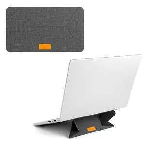 Adhesive Laptop Stand for Desk, Foldable Dual-Angle, 1314 in Adhesive Laptop Stand for Desk, Foldable Dual-Angle, 1314 in