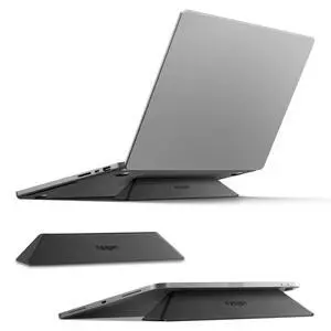 Slim Fold Portable Laptop Stand Keyboard Riser Foldable Ergonomic Angle Lift Anti-Slip Compatible with MacBook Neo, MacBook Air, MacBook Pro 11"-16" and iPad/Air/Pro and More - Black (LD201-S4) Slim Fold Portable Laptop Stand Keyboard Riser Foldable Ergonomic Angle Lift Anti-Slip Compatible with MacBook Neo, MacBook Air, MacBook Pro 11"-16" and iPad/Air/Pro and More - Black (LD201-S4)