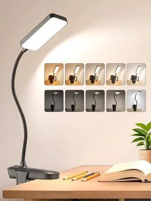 Clip on Light,45 Modes Dimmable+450 Lumen 48 LED Desk Lamp with Clamp Light Clip on Light,45 Modes Dimmable+450 Lumen 48 LED Desk Lamp with Clamp Light