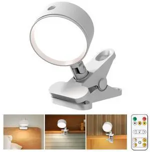 Clip on Light 5000mAh Rechargeable Battery, Clamp Reading Light for Bed Clip on Light 5000mAh Rechargeable Battery, Clamp Reading Light for Bed