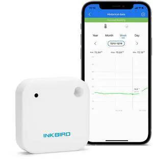 Wireless Thermometer Humidity and Temperature Monitor, IBS-TH2 Freezer Thermometer Bluetooth Temperature Sensor Smart, with APP for Android and iOS (Temperature and Humidity Sensor) Wireless Thermometer Humidity and Temperature Monitor, IBS-TH2 Freezer Thermometer Bluetooth Temperature Sensor Smart, with APP for Android and iOS (Temperature and Humidity Sensor)