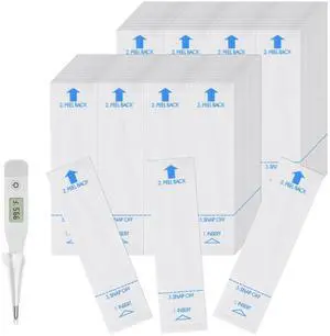 100 Pcs Disposable Digital Thermometer Probe Covers Sleeve Clear Temperature Sheath Sleeves Cover for Oral, Armpit, Rectal Thermometer 100 Pcs Disposable Digital Thermometer Probe Covers Sleeve Clear Temperature Sheath Sleeves Cover for Oral, Armpit, Rectal Thermometer