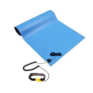 Anti Static ESD Mat for Electronics Repair, 17"X25", Grounding Kit Anti Static ESD Mat for Electronics Repair, 17"X25", Grounding Kit