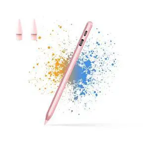 Stylus for Apple iPad Pencil Compatible for 2018-2026 iPad 6/7/8/9/10/11, Pro 11"/12.9"/M4, Air 3/4/5/M2/M3, Mini 5/6, 2X Fast LED Charging Power Display, Tilt Sensitivity, Pixel Precision- Rosegold Stylus for Apple iPad Pencil Compatible for 2018-2026 iPad 6/7/8/9/10/11, Pro 11"/12.9"/M4, Air 3/4/5/M2/M3, Mini 5/6, 2X Fast LED Charging Power Display, Tilt Sensitivity, Pixel Precision- Rosegold