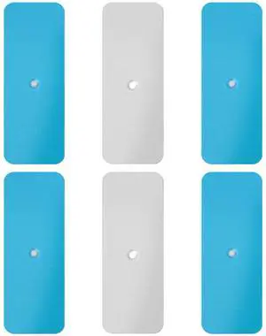 6pcs Metal Adhesive Strips for Magnetic Under Cabinet Lights 6pcs Metal Adhesive Strips for Magnetic Under Cabinet Lights