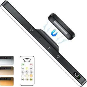 3W Rechargeable Light Bar with Romote Control,3 Colors Adjustable Mirror Lights with 120 LED,2000mAh Battery Makeup Light, Magnetic Stick On Touch Lights for Cabinet,Closet,Bunk Bed,Kitchen 3W Rechargeable Light Bar with Romote Control,3 Colors Adjustable Mirror Lights with 120 LED,2000mAh Battery Makeup Light, Magnetic Stick On Touch Lights for Cabinet,Closet,Bunk Bed,Kitchen