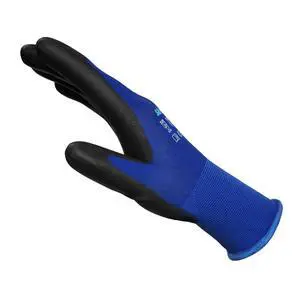 Touchscreen ESD Work Gloves 6 Pairs with PU Grip, Blue, Size L Touchscreen ESD Work Gloves 6 Pairs with PU Grip, Blue, Size L