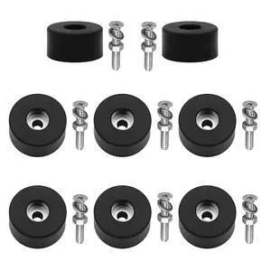 8 Pack 192310GS Anti Vibration Rubber Feet, Air Compressor Isolation Pads with Stainless Steel Nuts & Washers,for 094-0026, E106661, D091007, for Generators, Pressure Washers, Speaker Cabinets 8 Pack 192310GS Anti Vibration Rubber Feet, Air Compressor Isolation Pads with Stainless Steel Nuts & Washers,for 094-0026, E106661, D091007, for Generators, Pressure Washers, Speaker Cabinets