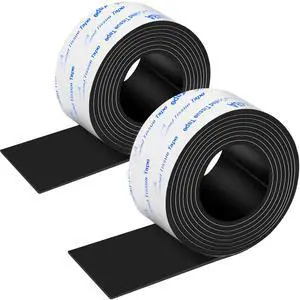 Rubber Feet 2 Rolls, Adhesive Rubber Pad, Non Slip Pads for Furniture and Electronics 1x40 inch Rubber Feet 2 Rolls, Adhesive Rubber Pad, Non Slip Pads for Furniture and Electronics 1x40 inch
