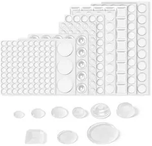 388-Pack Cabinet & Cupboard Door Bumpers and Clear Silicone Rubber Feet Self-Adhesive with 3M Backing for Drawers, Cabinets, Furniture, and Small Items 388-Pack Cabinet & Cupboard Door Bumpers and Clear Silicone Rubber Feet Self-Adhesive with 3M Backing for Drawers, Cabinets, Furniture, and Small Items