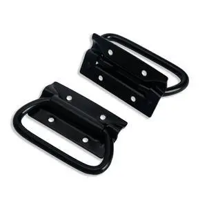 Heavy Duty Handle Surface Mount, Stainless Steel Handle for Toolbox, Box Toolbox Liftgate Cabinet, 4 (Pack of 2, Black) Heavy Duty Handle Surface Mount, Stainless Steel Handle for Toolbox, Box Toolbox Liftgate Cabinet, 4 (Pack of 2, Black)